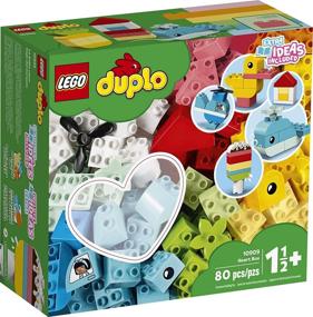 img 1 attached to ❤️ LEGO DUPLO Сердечная коробка 10909 - Набор для первых построек и обучающая игрушка для малышей, идеально подходит для развития дошкольников (80 деталей)
