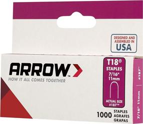 img 1 attached to 🔫 Arrow T18 Staples - 3/8" 1,000 Count - Premium Quality Fastening Solution