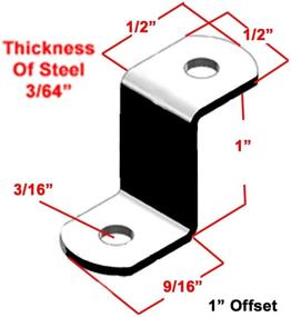 img 1 attached to Extra Heavy Offset Clips Screws