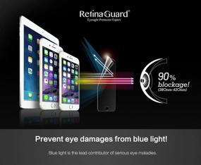 img 2 attached to Защитная пленка RetinaGuard Anti Blue Light для MacBook Pro 15 дюймов (2016-2018): Тестирована SGS и Intertek, блокирует вредное синее излучение.