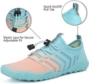 img 2 attached to Water Womens Quick Dry Aerobics G Pink Men's Shoes and Athletic