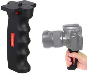 img 4 attached to 📷 Пистолетная рукоятка с широкой платформой Andoer с винтом 1/4 дюйма для фотоаппаратов SLR DSLR Canon Nikon Sony iPhone Xiaomi