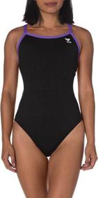 img 4 attached to TYR Womens Diamondfit Swimsuit Black Sports & Fitness and Water Sports
