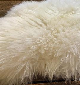 img 2 attached to A-STAR Genuine Sheepskin Rug 2x3 - Single Pelt Soft Sheep Fur Rug