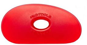 img 1 attached to 🔴 Sherrill Mudtools Shape 1 Polymer Rib for Pottery and Clay Artists: Very Soft - Red Color