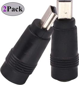 img 2 attached to AAOTOKK USB Мини адаптер переменного тока: Мини USB-мужской разъем к разъему DC 5,5x2,1 мм для зарядного устройства Mini USB - 2 штуки