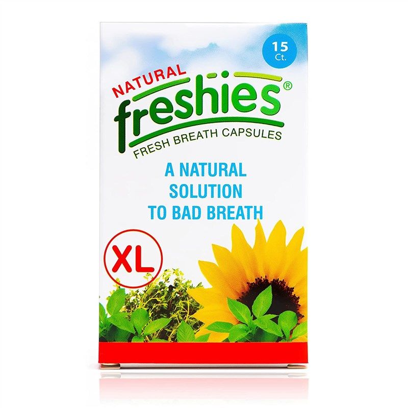 freshies capsules peppermint fresheners friendly oral careロゴ