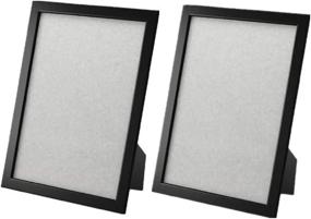 img 1 attached to 🖼️ FISKBO Frame 8.25 x 11.75-inch: Simple Frame for Documents or Photographs, Multiple Colors (Pack of 2, Black)