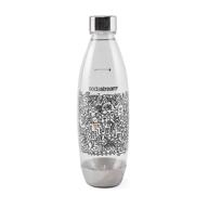 🥤 sodastream 1l metal doodle carbonating bottle: convenient carbonation in 1 count! logo