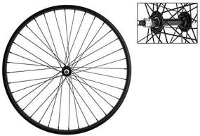 img 1 attached to 🚲 26 x 1.75/2.125 36H Bolt On Steel Black Front Bicycle Wheel by Wheel Master