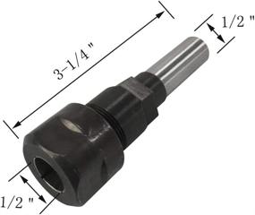 img 3 attached to 🔧 Wolfride 1/2-Inch Shank Router Bit Collet Extension: Expand Your Router's Capabilities with this Adapter for 1/2-Inch Shank Bits