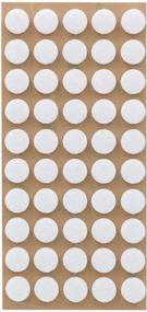 img 1 attached to 🪑 White Furniture Felt Pads 3/8" (10mm) Round - 100 Pack with 3M Self Adhesive to Protect Kitchen Cabinets, Drawers, Desks, and Furniture from Bumps and Scratches