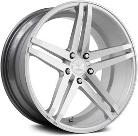 img 4 attached to Verde Custom Wheels Parallax Silver Wheel With Machined Face (22X9&#34