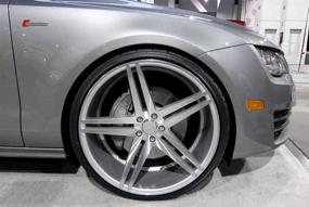 img 2 attached to Verde Custom Wheels Parallax Silver Wheel With Machined Face (22X9&#34