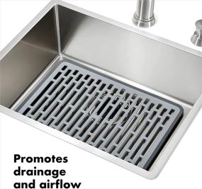 img 1 attached to 🚿 Protect and Organize Your Sink with OXO Good Grips Small Sink Mat