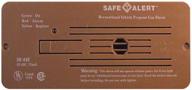 🔥 safe t alert 30-442-p-br classic propane/lp gas alarm: reliable 12v flush mount safety device in brown logo