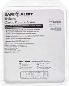 img 1 attached to 🔥 Safe T Alert 30-442-P-BR Classic Propane/LP Gas Alarm: Reliable 12V Flush Mount Safety Device in Brown