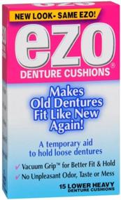 img 1 attached to 🦷 Прокладки для зубных протезов Ezo (нижняя часть), толстые: упаковка из 30 штук для улучшенного комфорта и стабильности.