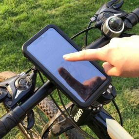 img 1 attached to 🚴 SPORTLINK Metal Bike Phone Mount - Waterproof Case for iPhone 11 Pro Max, Motorcycle Handlebars Holder - Dropproof, Dustproof, Adjustable - Sturdy Cycling Accessories