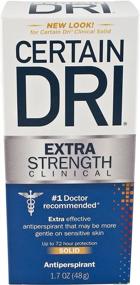 img 1 attached to 💦 Certain Dri Antiperspirant Solid: Control Excessive Perspiration with 3-Pack 1.7 Oz