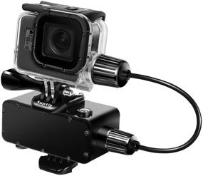 img 2 attached to Водонепроницаемый корпус Suptig, совместимый с камерами GoPro Hero 7 Black, Hero 5 и Hero 6 - идеально подходит для зарядки под водой, водонепроницаемость до 164 футов (50 метров).