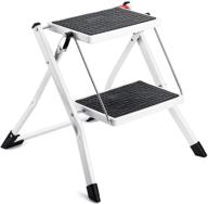 🪜 acstep folding steel step stool - anti-slip one-step foot stool for kids, adults, seniors - sturdy & wide pedal - foldable step ladder for home, kitchen, bathroom, rv - max load 300 lbs logo