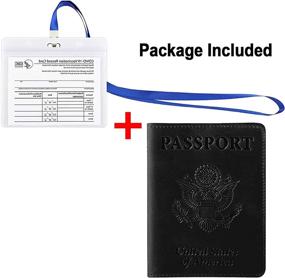 img 3 attached to TOOVREN Vaccine Protector Waterproof Vaccination Travel Accessories for Travel Wallets