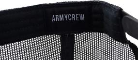 img 1 attached to Armycrew Oversized Panel Trucker Baseball Sports & Fitness