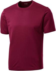 img 1 attached to DRIEQUIP Men's Big & Tall Short Sleeve Moisture Wicking Athletic T-Shirts: Stay Cool and Comfortable during Intense Workouts