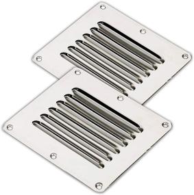 img 4 attached to Amarine Made Stainless Stamped Louvered Sports & Fitness