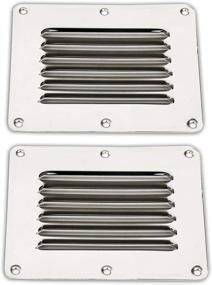 img 2 attached to Amarine Made Stainless Stamped Louvered Sports & Fitness
