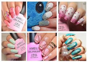 img 3 attached to 💅 AIMEILI Безлагочный Верхний Покрытие: Ультрафиолетовый LED-гель-лак для ногтей для безупречного финиша.