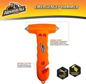 img 1 attached to 🔨 Armor All Emergency Window Hammer & Glass Breaker: Seatbelt Cutter Included - Ultimate Auto Safety Escape Rescue Tool