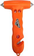 🔨 armor all emergency window hammer & glass breaker: seatbelt cutter included - ultimate auto safety escape rescue tool logo