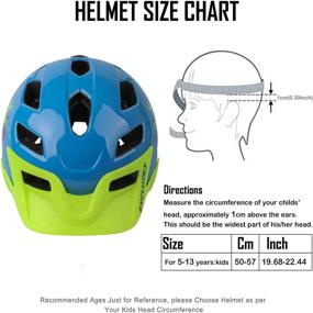 img 3 attached to 🚲 Exclusky Kids Bike Helmet: Lightweight, Size Adjustable Cycling Helmet for Boys and Girls (Ages 5-13)