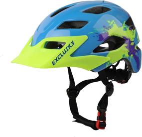 img 4 attached to 🚲 Exclusky Kids Bike Helmet: Lightweight, Size Adjustable Cycling Helmet for Boys and Girls (Ages 5-13)