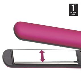 img 2 attached to Hot Tools Professional Digital Titanium Flat Iron, 1 Inch: Achieve Salon-Perfect Hair in Minutes