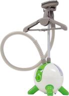 👕 white laundry pod full-size upright clothes steamer - rapid heat, wrinkle release, sterilizer for garments, laundry, linen, drapery, and cleaning - includes fabric brush & hanger logo