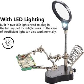 img 2 attached to 🔍 AORAEM Miniature Magnifier for Soldering and Magnifying