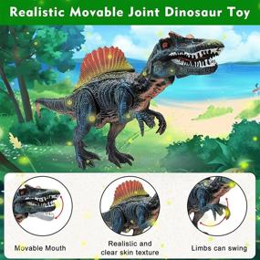 img 2 attached to 🦖 Mouttop Dinosaur Realistic Dinosaurs Childrens: Ignite Your Child's Imagination with Lifelike Jurassic Adventures!