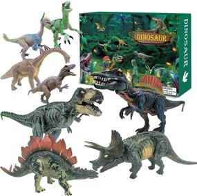 img 4 attached to 🦖 Mouttop Dinosaur Realistic Dinosaurs Childrens: Ignite Your Child's Imagination with Lifelike Jurassic Adventures!