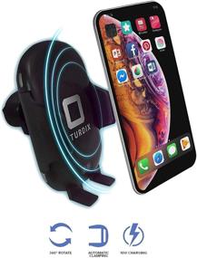 img 4 attached to [STURDIX] Wireless Car Charger Mount with Motion Sensor, Automatic Open Clamp, 10W/7.5W Qi Fast Charging Air Vent Phone Holder for iPhone, Samsung, Nexus, and Android Smartphones