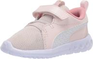 puma carson velcro sneaker rosewater peony logo