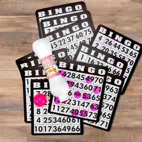 img 2 attached to 🎱 Set of 5 Royal Bingo Supplies Neon Glitter Bingo Daubers