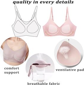 img 2 attached to 👙 Stylish Comfort: PRETTYWELL Bralettes - Cross Back Adjustable Women's Lingerie, Sleep & Lounge Collection