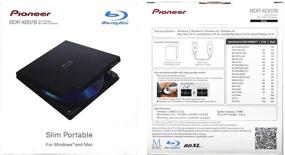 img 1 attached to 📀 Pioneer BDR-XD07B Portable 6X Blu-ray Burner External Drive Bundle with 25GB M-DISC BD-R and USB Cable - CD DVD BD DL BDXL Discs Burner