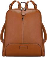🎒 s zone authentic leather backpack with enhanced women's handbags and wallets logo