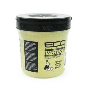 img 2 attached to 🌿 Ecoco Eco Style Gel with Black Castor Flaxseed Oil - Long-Lasting Shine and Repair for Damaged Hair - Promotes Healthy Scalp - Superior Hold - Effortless Style - 16 Oz