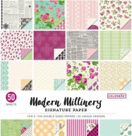 🎨 colorbok signature paper pad, modern millinery - 12"x 12" - 73502: vibrant crafting paper with contemporary designs logo