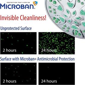 img 2 attached to 🚿 Advanced 6-setting Hand Shower by AquaDance with Powerful Antimicrobial/Anti-Clog Technology, Nozzle Protection against Mold, Mildew & Bacteria, for a Superior Shower Experience!